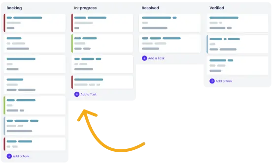 Tasks are created automatically whenever a test fails