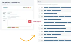 Create bugs whenever a test fails