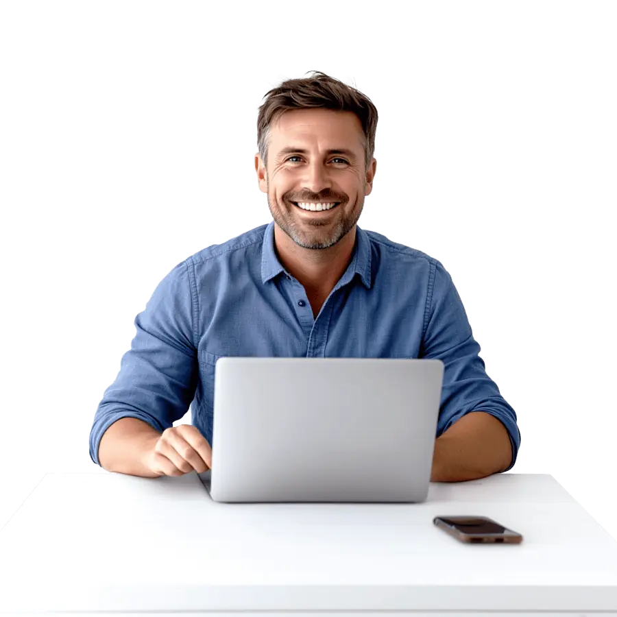Person using TestLodge on iPad