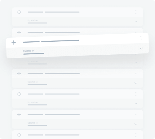 Drag and drop test plan content