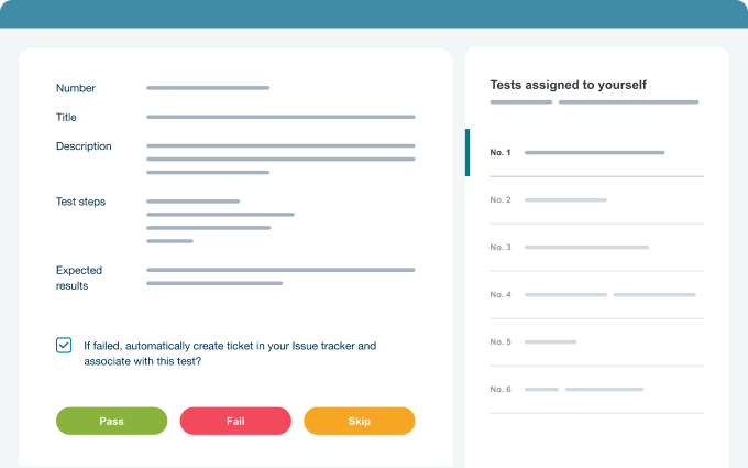 Test case execution