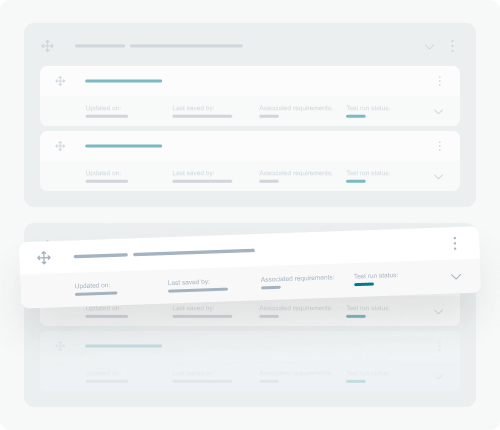 Rearrange test suite sections