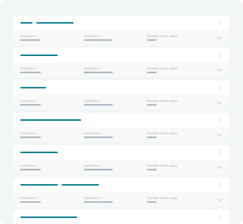 Test suite list