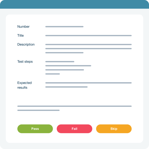 Execute test case